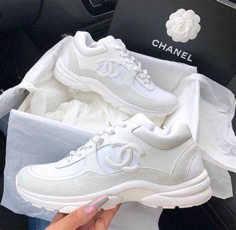 chanel sneakers white